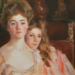 After John Singer Sargent - Mrs. Fiske Warren and her daughter, Rachel