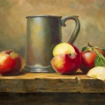 Fresh Apples, 9x12 inches