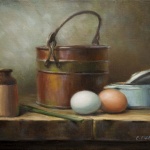 Terry's Eggs, 9x12 inches