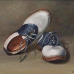 Saddle Shoes, 9x12 inches